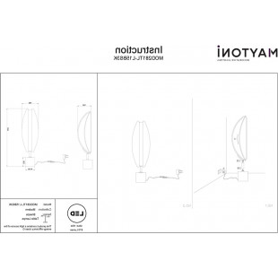 Lampa stołowa Maytoni Breeze - Glamour LED | Kup teraz