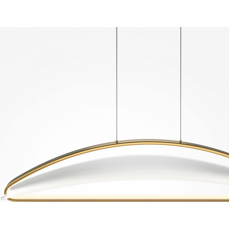 Lampa wisząca Maytoni Breeze LED - Glamour, Złoto, 103cm
