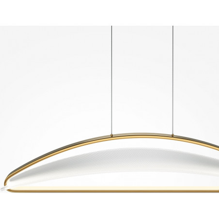 Lampa wisząca Maytoni Breeze LED - Glamour, Złoto, 103cm
