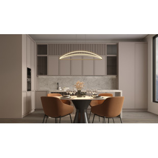 Lampa wisząca Maytoni Breeze LED - Glamour, Złoto, 103cm