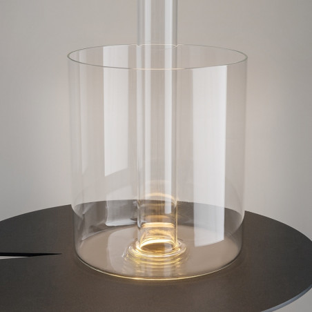 Lampa stołowa Maytoni AI Collaboration - Czarna, LED, USB