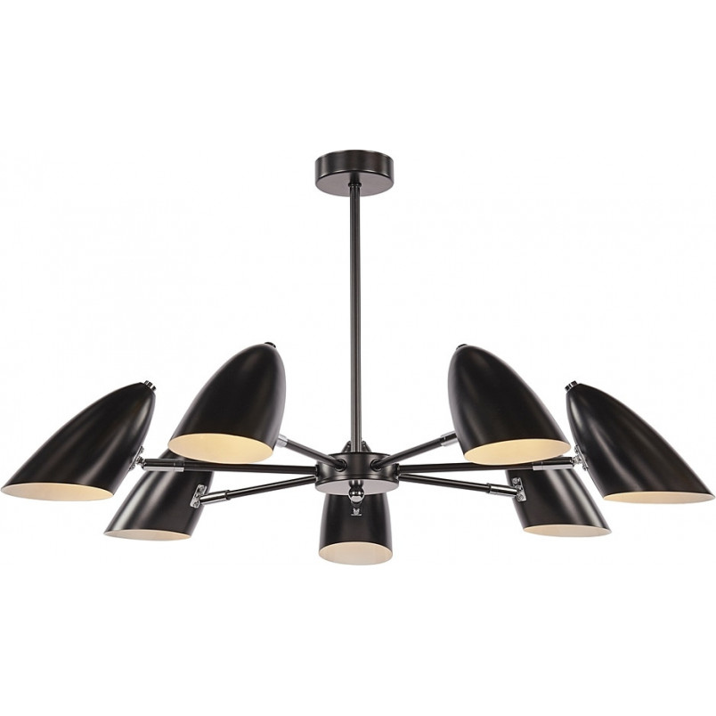 Lampa Sufitowa Aida 7-punktowa Czarna Maytoni | Sklep z Lampami