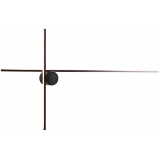 Kinkiet Arne LED MaxLight | Nowoczesny, Czarny | 90cm