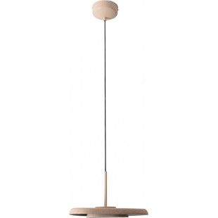 Lampa wisząca filcowa MaxLight - Beżowo-kremowa, LED 40cm
