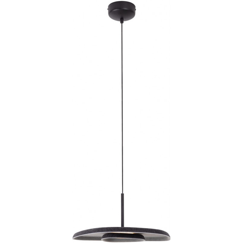 Lampa wisząca filcowa Deux LED czarna | MaxLight - nowoczesny design