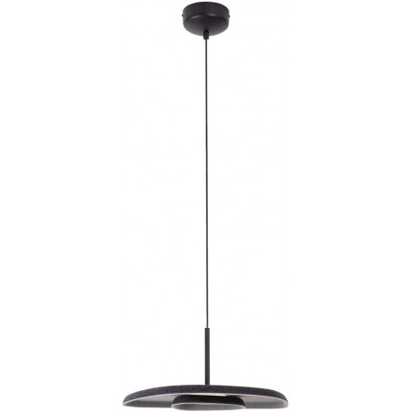 Lampa wisząca filcowa Deux LED czarna | MaxLight - nowoczesny design