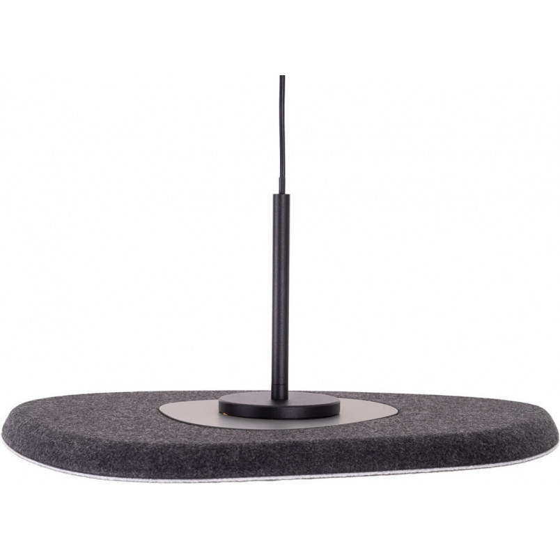 Lampa wisząca filcowa Deux LED czarna | MaxLight - nowoczesny design