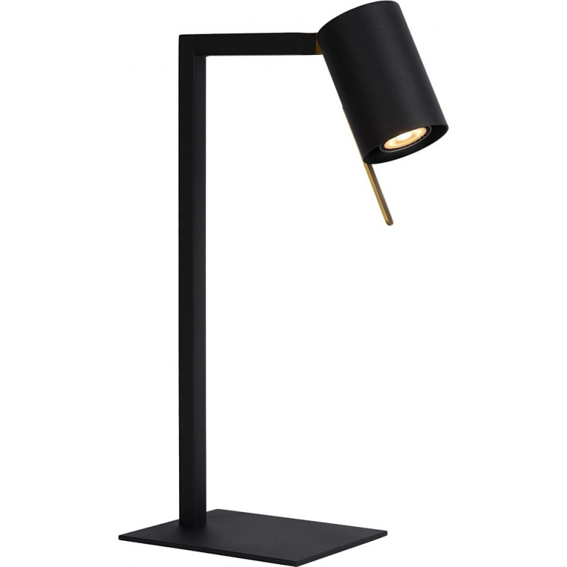 Lampa biurkowa minimalistyczna Lesley czarna | Lucide