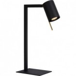 Lampa biurkowa minimalistyczna Lesley czarna | Lucide