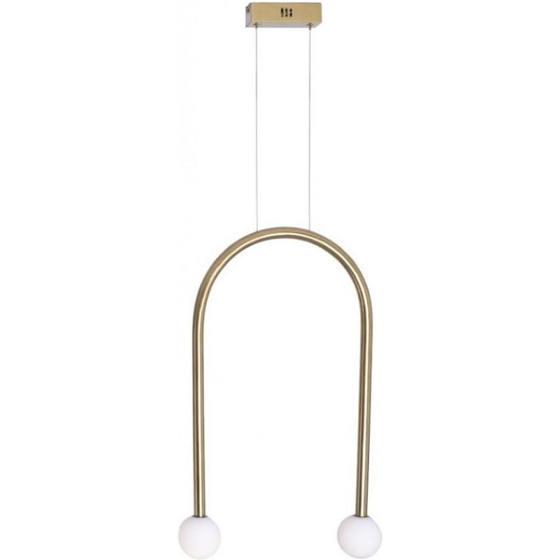 Lampa wisząca złota Enigma MaxLight | Kule szklane LED