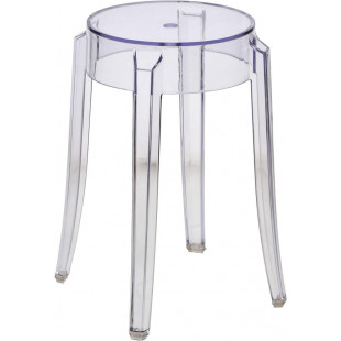 Taboret przezroczysty Duch D2 Design | Nowoczesny design