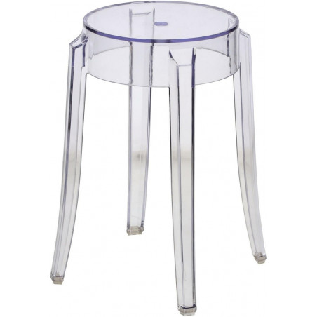 Taboret przezroczysty Duch D2 Design | Nowoczesny design