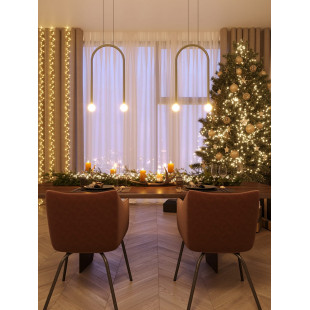 Lampa wisząca Enigma MaxLight | Zielona, szkło, LED