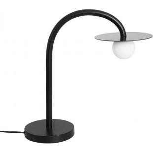 Lampa stołowa Enigma LED - MaxLight | Szkło, Czarny