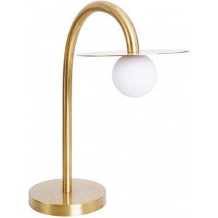 Lampa stołowa złota Enigma LED | MaxLight - Elegancja i styl