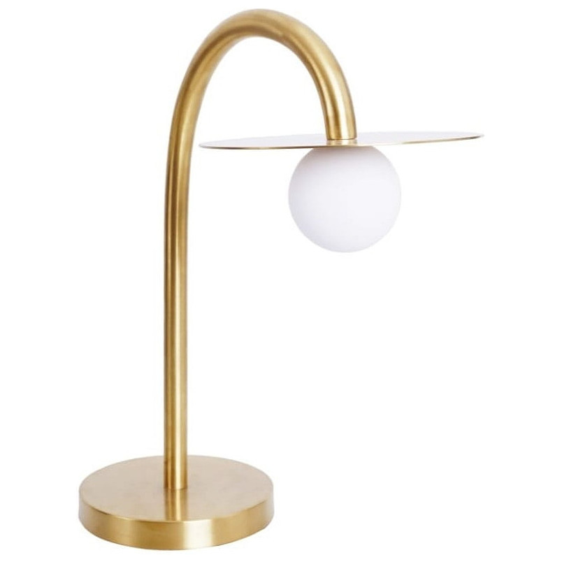 Lampa stołowa złota Enigma LED | MaxLight - Elegancja i styl