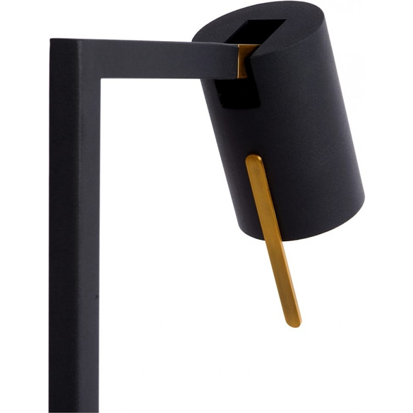 Lampa biurkowa minimalistyczna Lesley czarna | Lucide