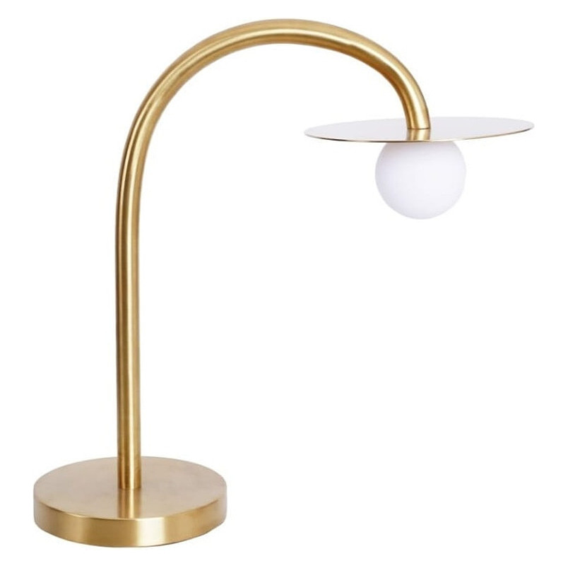 Lampa stołowa złota Enigma LED | MaxLight - Elegancja i styl