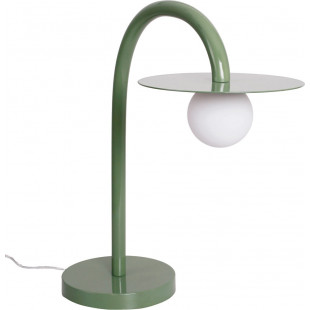 Lampa stołowa szklana kula zielona Enigma MaxLight | Retro & Modern