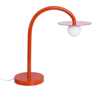 Lampa stołowa czerwona MaxLight Enigma - Szkło, LED | Kup online