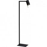 Lampa podłogowa minimalistyczna czarna | Lucide Lesley