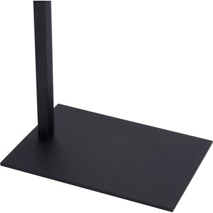 Lampa podłogowa minimalistyczna czarna | Lucide Lesley