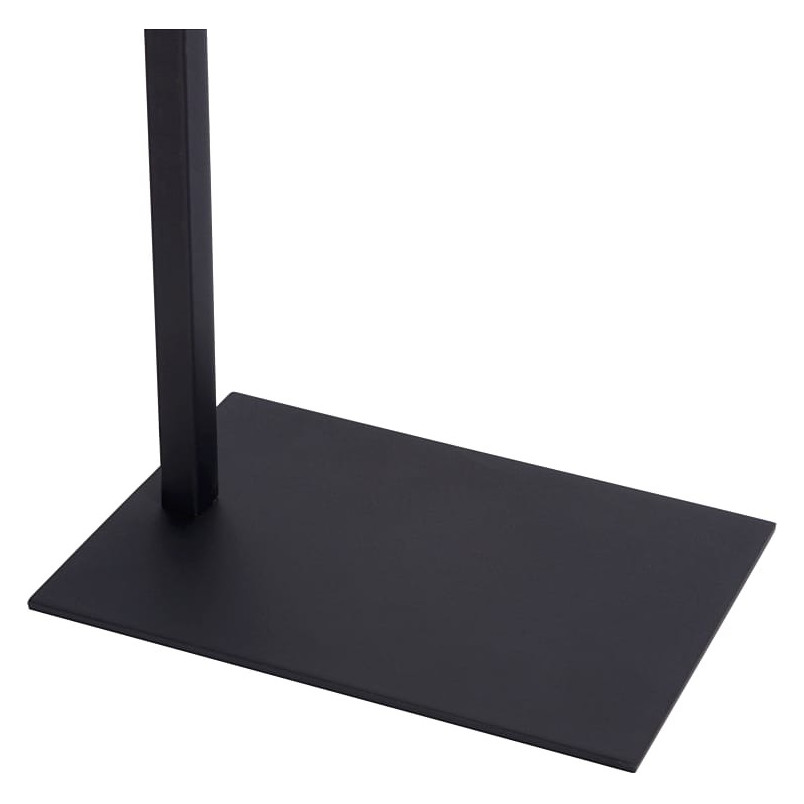 Lampa podłogowa minimalistyczna czarna | Lucide Lesley