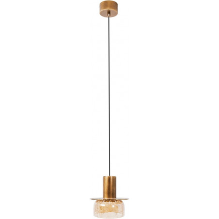 Lampa wisząca bursztynowa Signature LED MaxLight | Elegancki Design