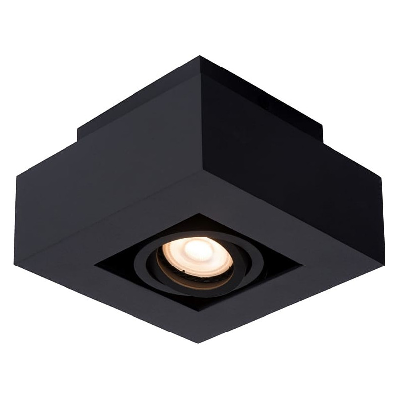 Plafon LED Xirax czarny Lucide | Nowoczesne oświetlenie