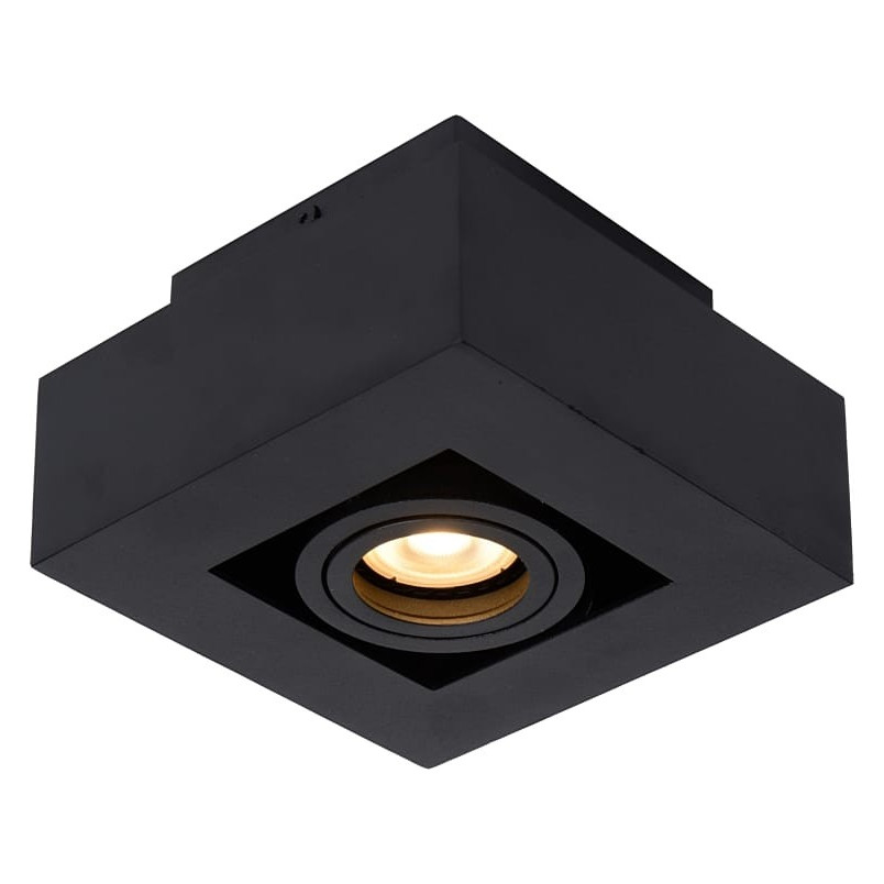 Plafon LED Xirax czarny Lucide | Nowoczesne oświetlenie
