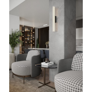 Kinkiet łazienkowy Fayette LED MaxLight | 61cm, Czarny