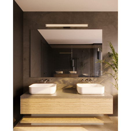Kinkiet łazienkowy Fayette LED MaxLight | Czarny, 91cm