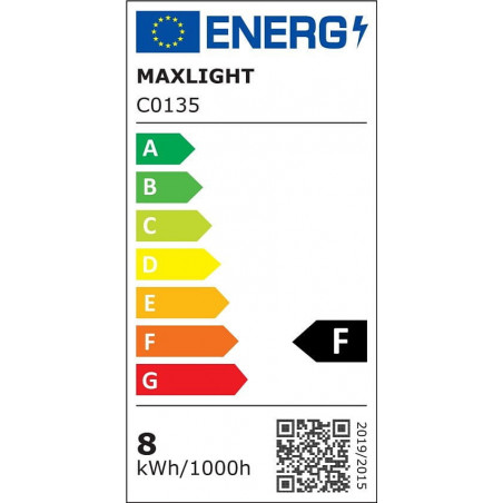 Plafon łazienkowy LED biały MaxLight Kodak II - 406 zł