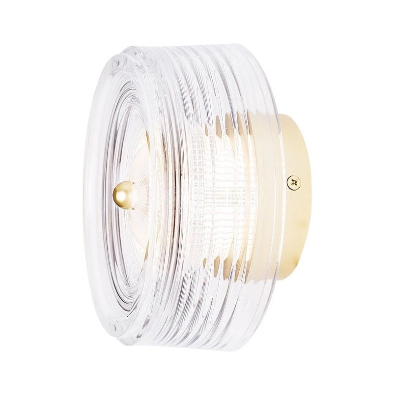 Kinkiet LED Lipari III - MaxLight, 16cm, Złoto Szczotkowane