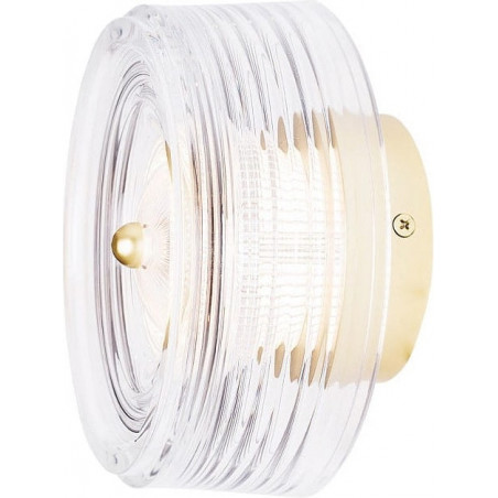 Kinkiet LED Lipari III - MaxLight, 16cm, Złoto Szczotkowane
