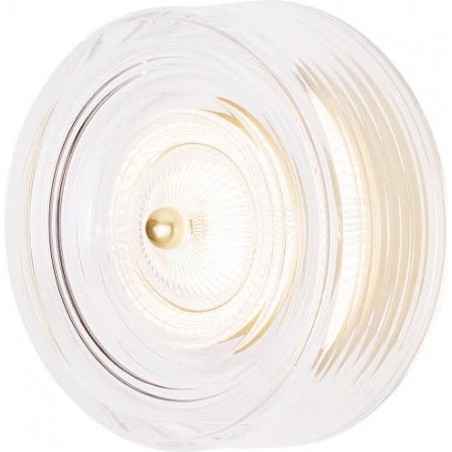 Kinkiet LED Lipari III - MaxLight, 16cm, Złoto Szczotkowane