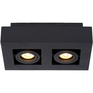 Plafon sufitowy podwójny Xirax II Led Dtw Czarny marki Lucide