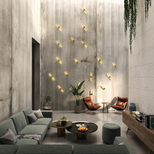 Kinkiet Merano LED Złoty | MaxLight - Elegancki Design