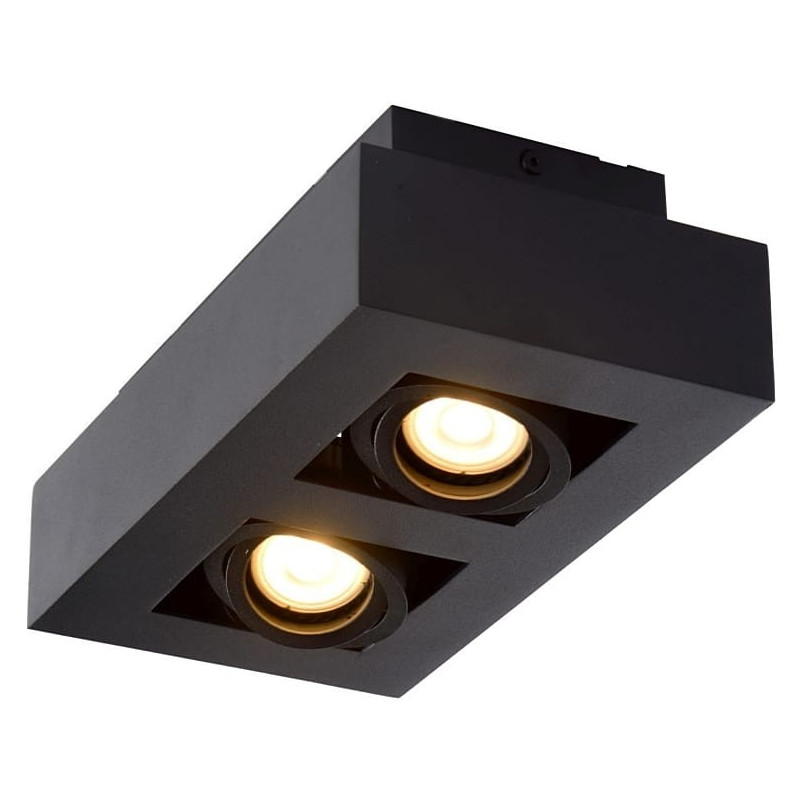 Plafon Lucide Xirax: Nowoczesny, Czarny, LED - Kup Online