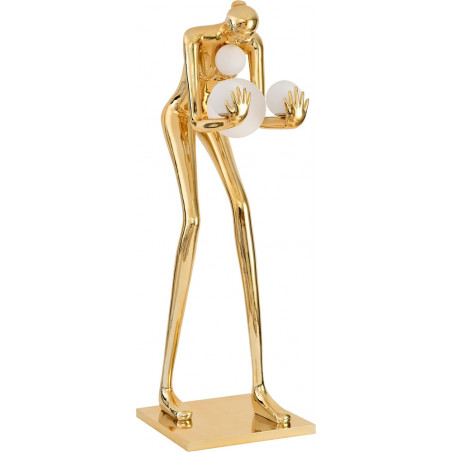 Lampa podłogowa Woman II | Step Into Design - Złoto-biała