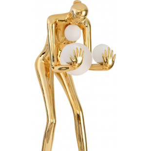 Lampa podłogowa WOMAN-2 GOLD złoty połysk 190 cm