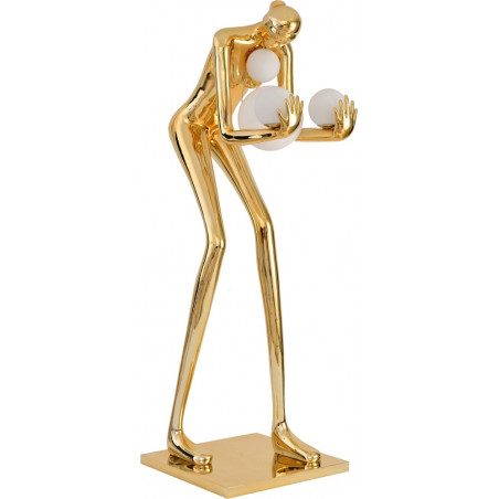 Lampa podłogowa Woman II | Step Into Design - Złoto-biała