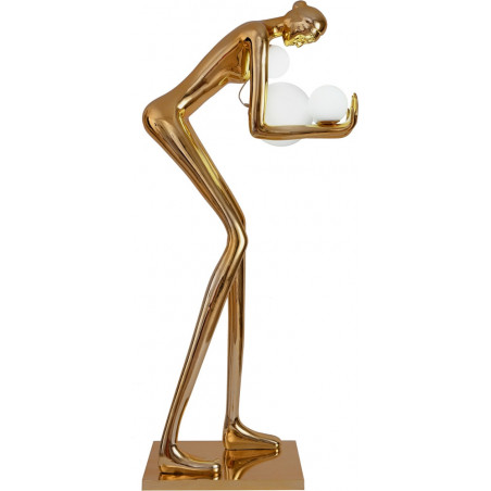 Lampa podłogowa Woman II | Step Into Design - Złoto-biała