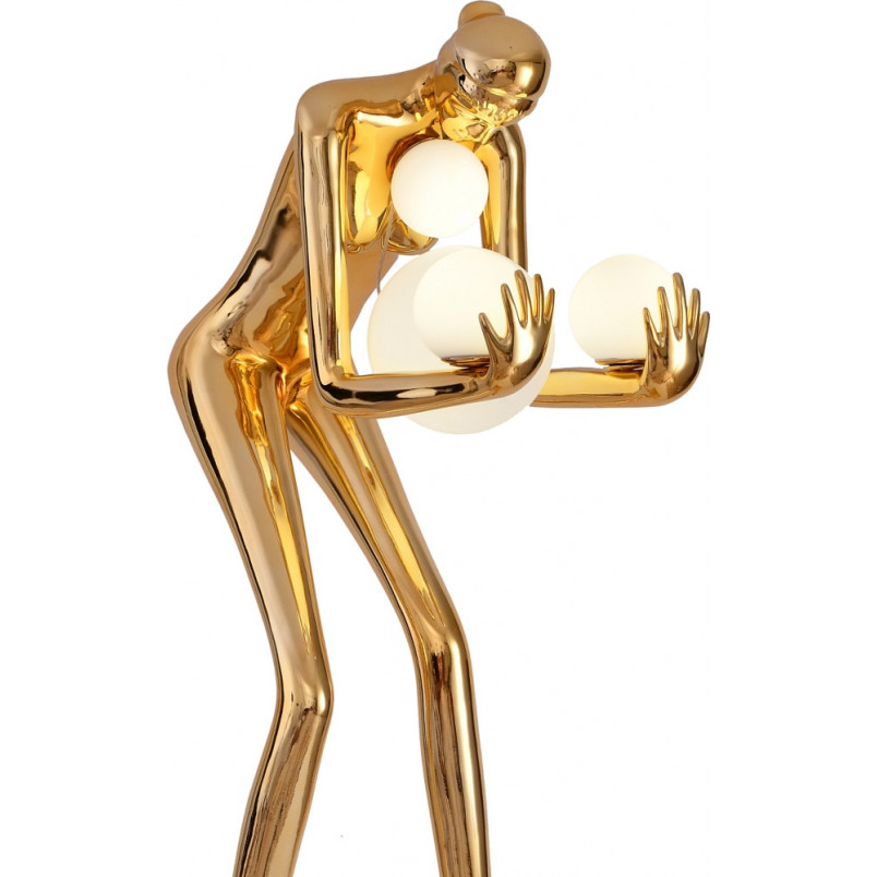 Lampa podłogowa Woman II | Step Into Design - Złoto-biała