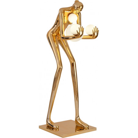 Lampa podłogowa Woman II | Step Into Design - Złoto-biała