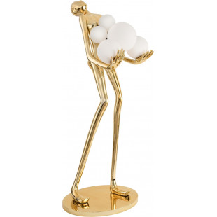 Lampa podłogowa WOMAN GOLD złoty połysk 180 cm