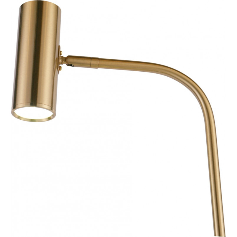Lampa podłogowa Vincent LED złota z marmurem | Step Into Design