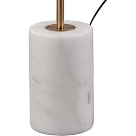 Lampa podłogowa Vincent LED złota z marmurem | Step Into Design