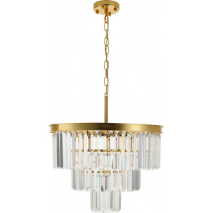 Lampa wisząca SPLENDORE złota 50 cm