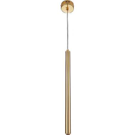 Lampa wisząca tuba złota Slim LED | Step Into Design